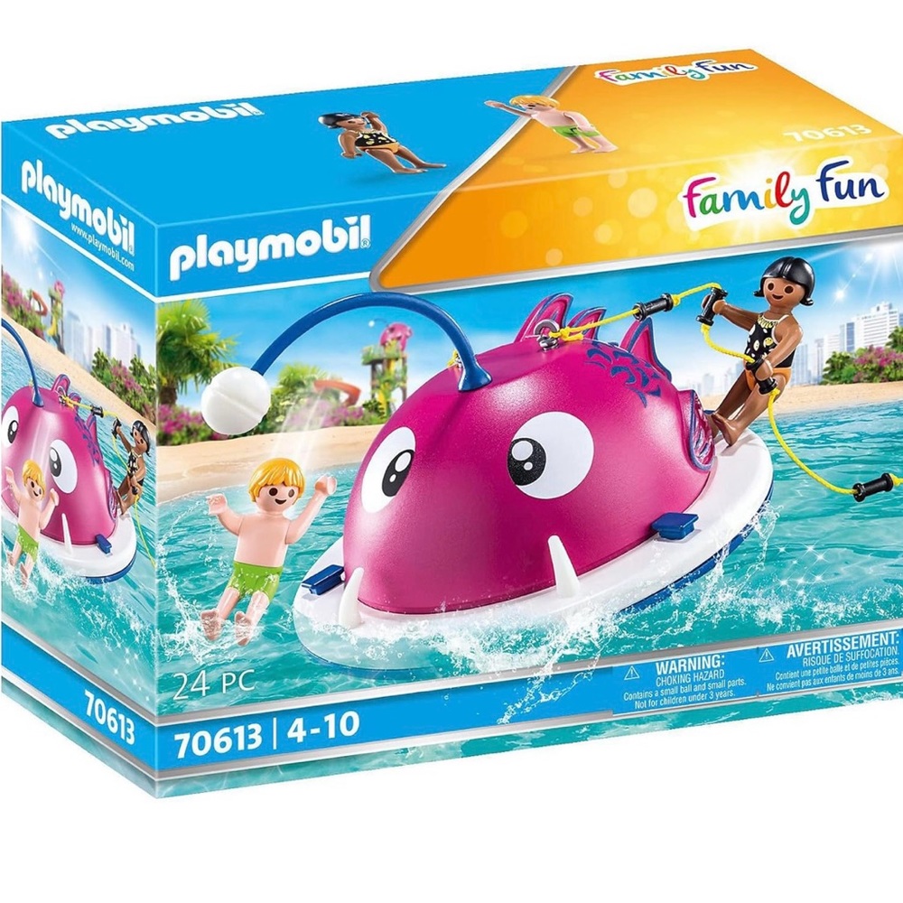 PLAYMOBIL 70613 Swimming Island 24 Pieces Floats on Water For ages 4-10